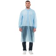 C2155 - Puretech® C21 Халат одноразовый на липучках, 20 гр/кв.м, XXL, голубой, шт